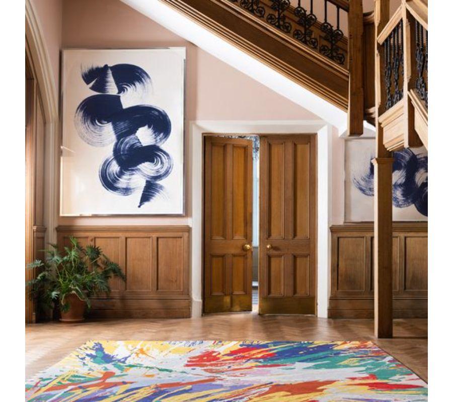 Splatter Bright 10'x7' Rug in Wool By Mary Katrantzou In New Condition For Sale In London, GB
