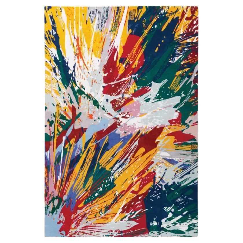 Splatter Bright 6'x4' Teppich aus Wolle von Mary Katrantzou