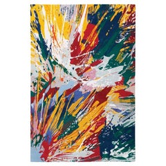 Splatter Bright 6'x4' Rug in Wool By Mary Katrantzou