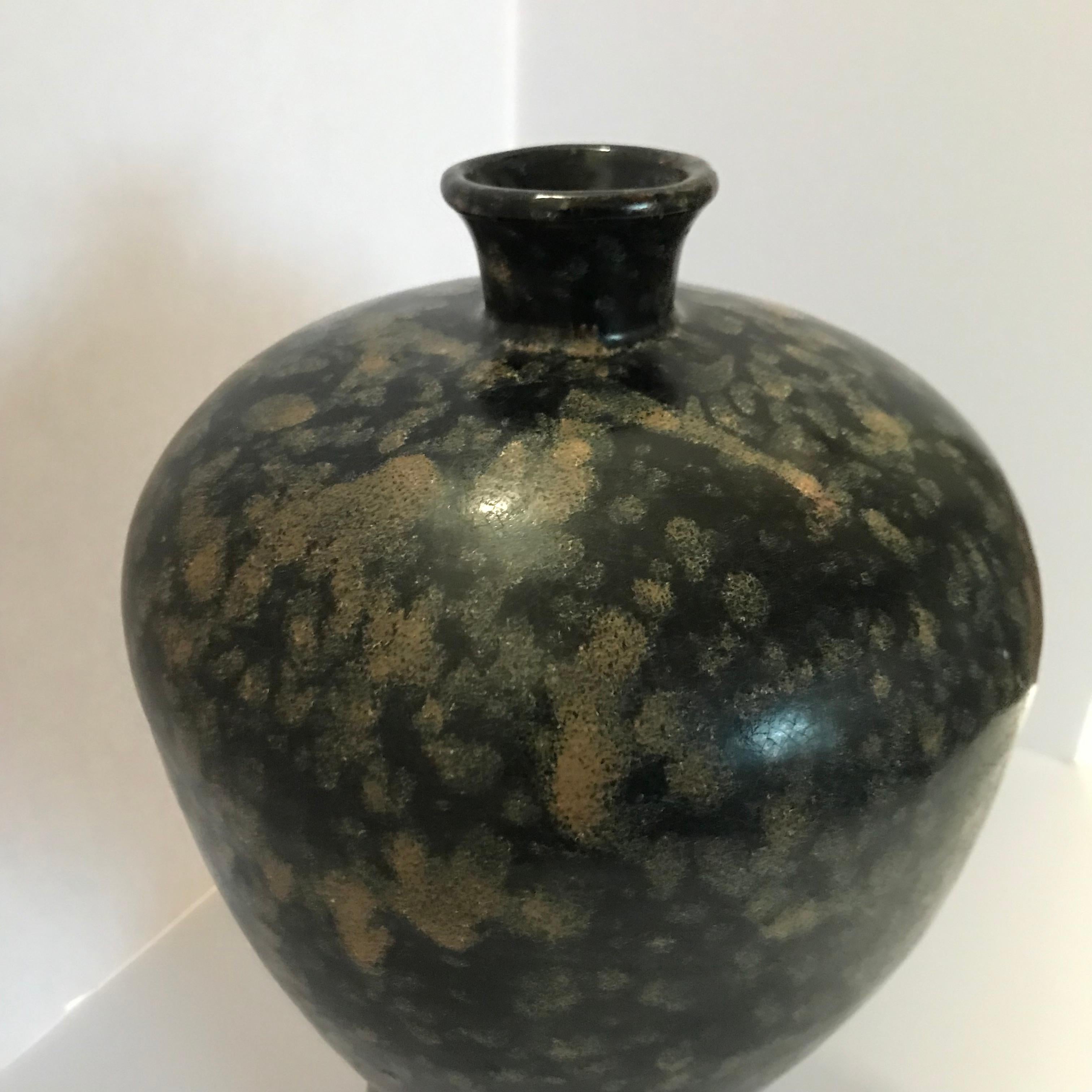 Chinese Splatter Glazed Vase, Contemporary, China