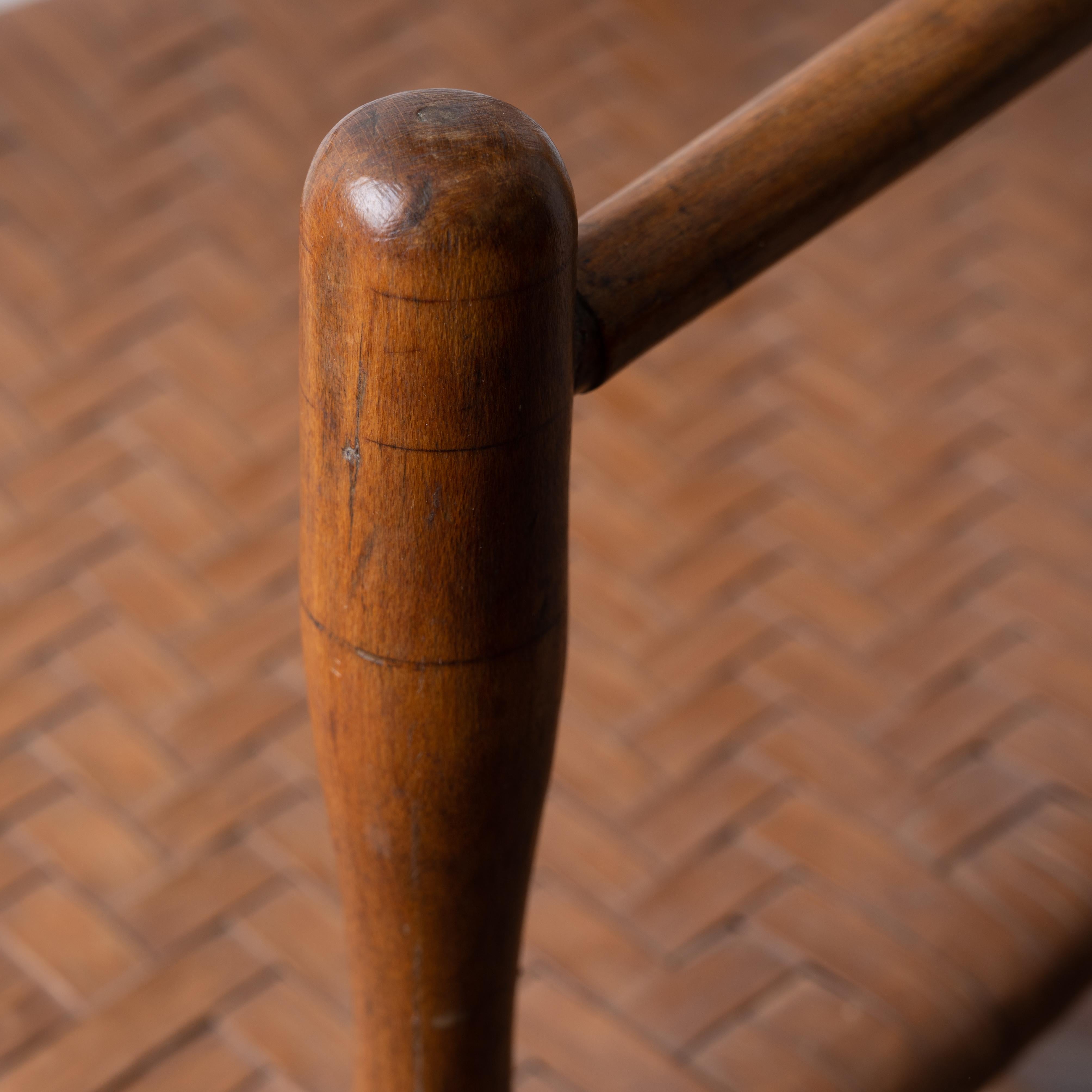 Splayed Ladder-Back High Chair, 19th Century For Sale 1