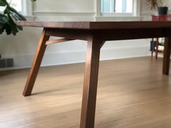 Splayed Leg Dining Table in Quartersawn Walnut