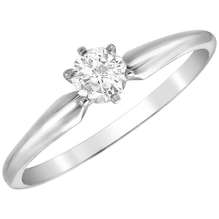 0.40 Carat Diamond Milgrain Wedding Gold Half Band Ring For Sale at