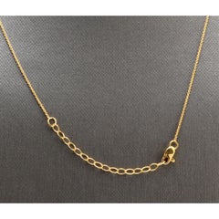 14 Karat Solid Gold Infinity Necklace with Natural Diamond Accent and Emeralds