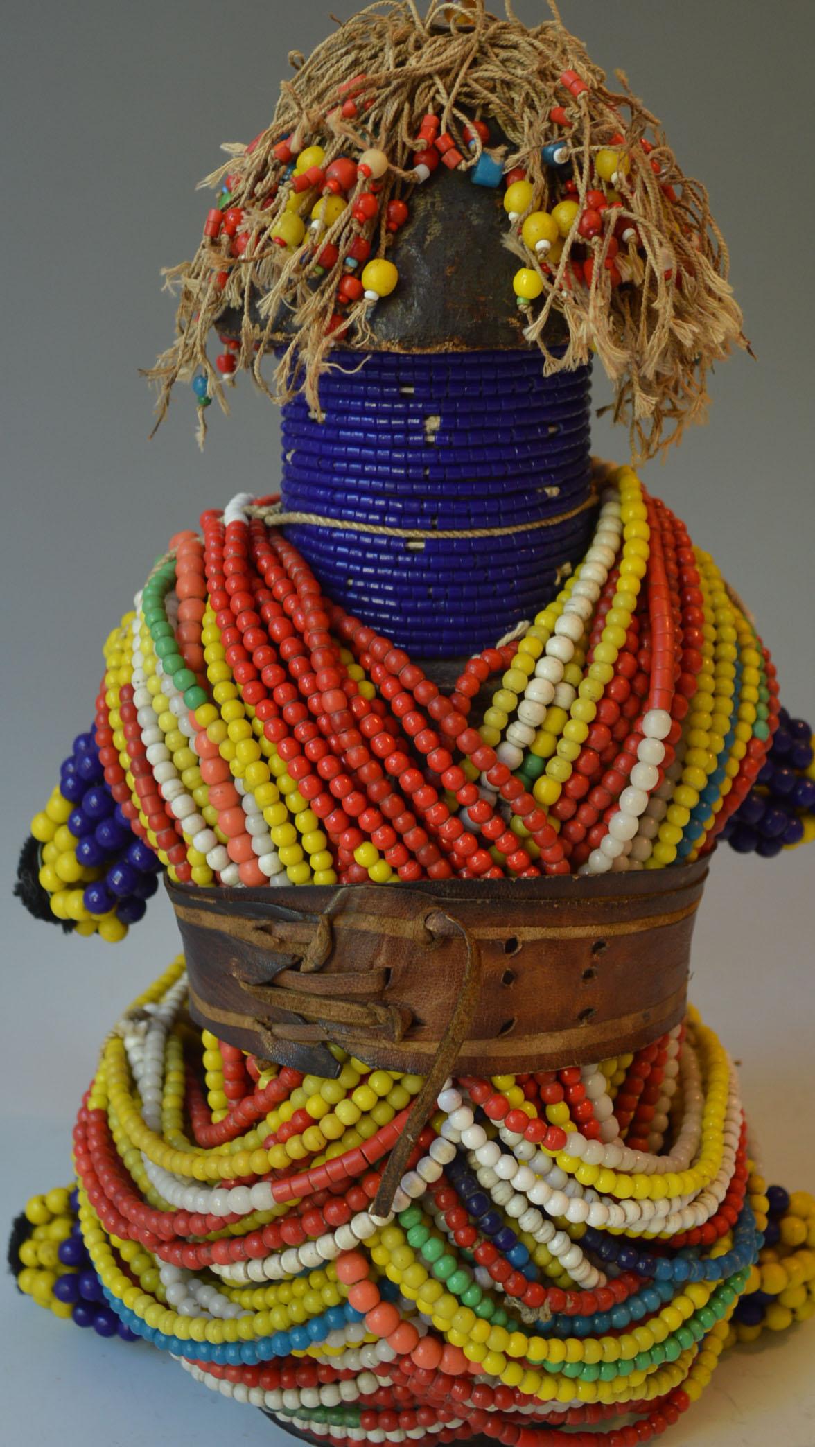 20th Century Splendid African Tribal Ham Pilu Fertility Doll Namji Fali, Cameroon