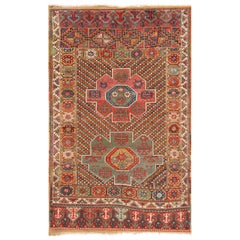 Splendid Antique Turkish Konya Rug. Size: 6 ft x 9 ft 3 in