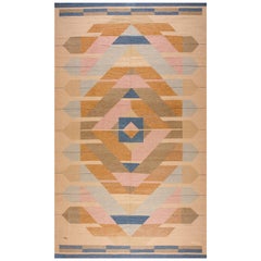 Splendid Beige Background Color Medallion Pattern Contemporary Scandinavian Rug