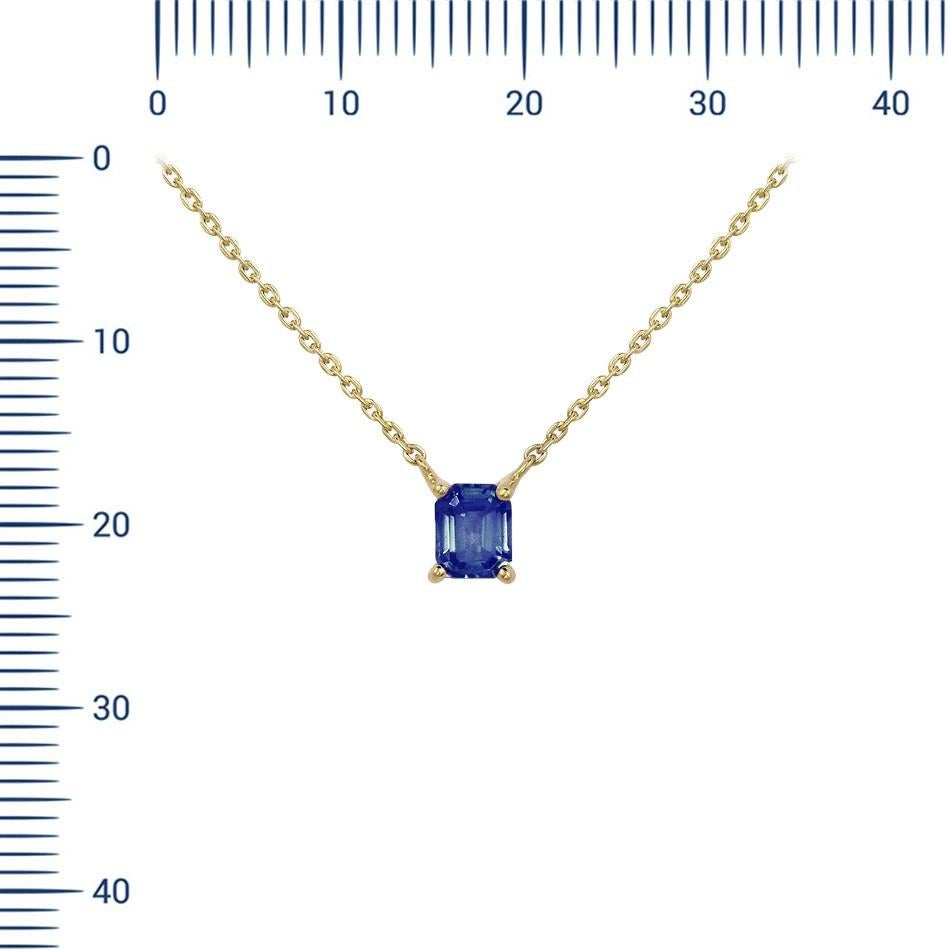 Yellow Necklace Gold 14 K (Available Matching Earrings)

Blue Sapphire 1-0,65 Т(2)/2-

Weight 2.01 grams
Length 45 centimetres 

With a heritage of ancient fine Swiss jewelry traditions, NATKINA is a Geneva based jewellery brand, which creates