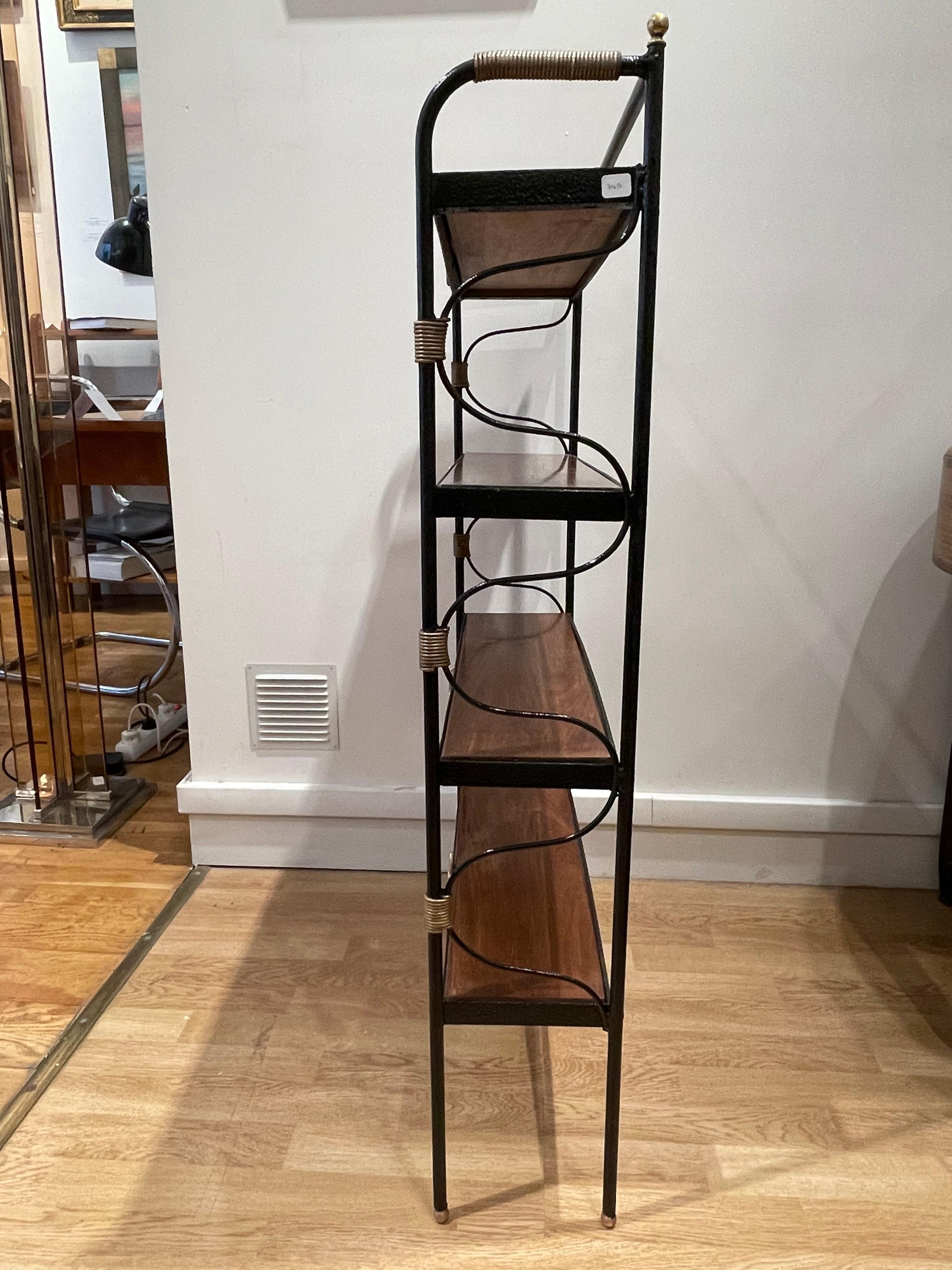 Splendid bookcase  by Jacques Adnet, 1955, France For Sale 1
