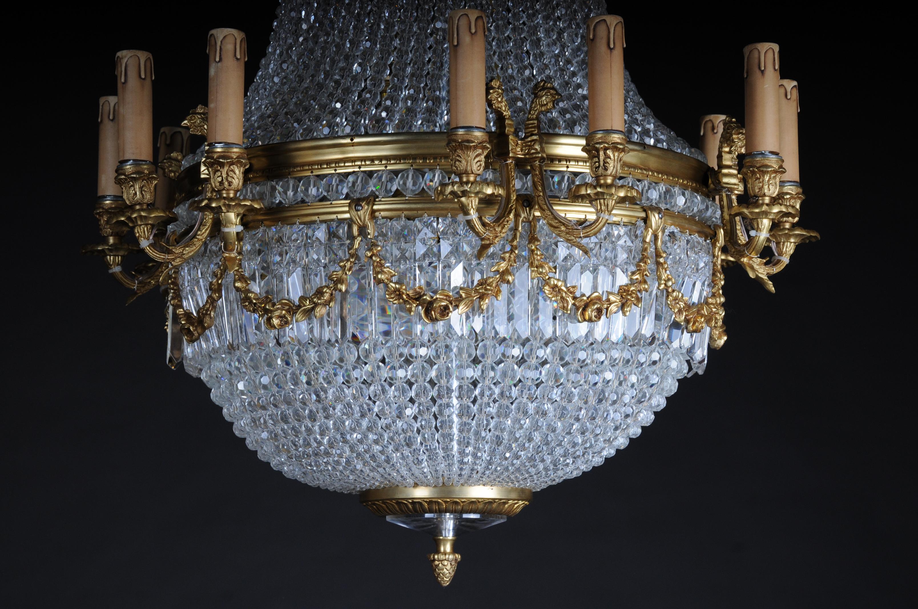 Magnifique lustre/lustre de style Louis XVI  en vente 5