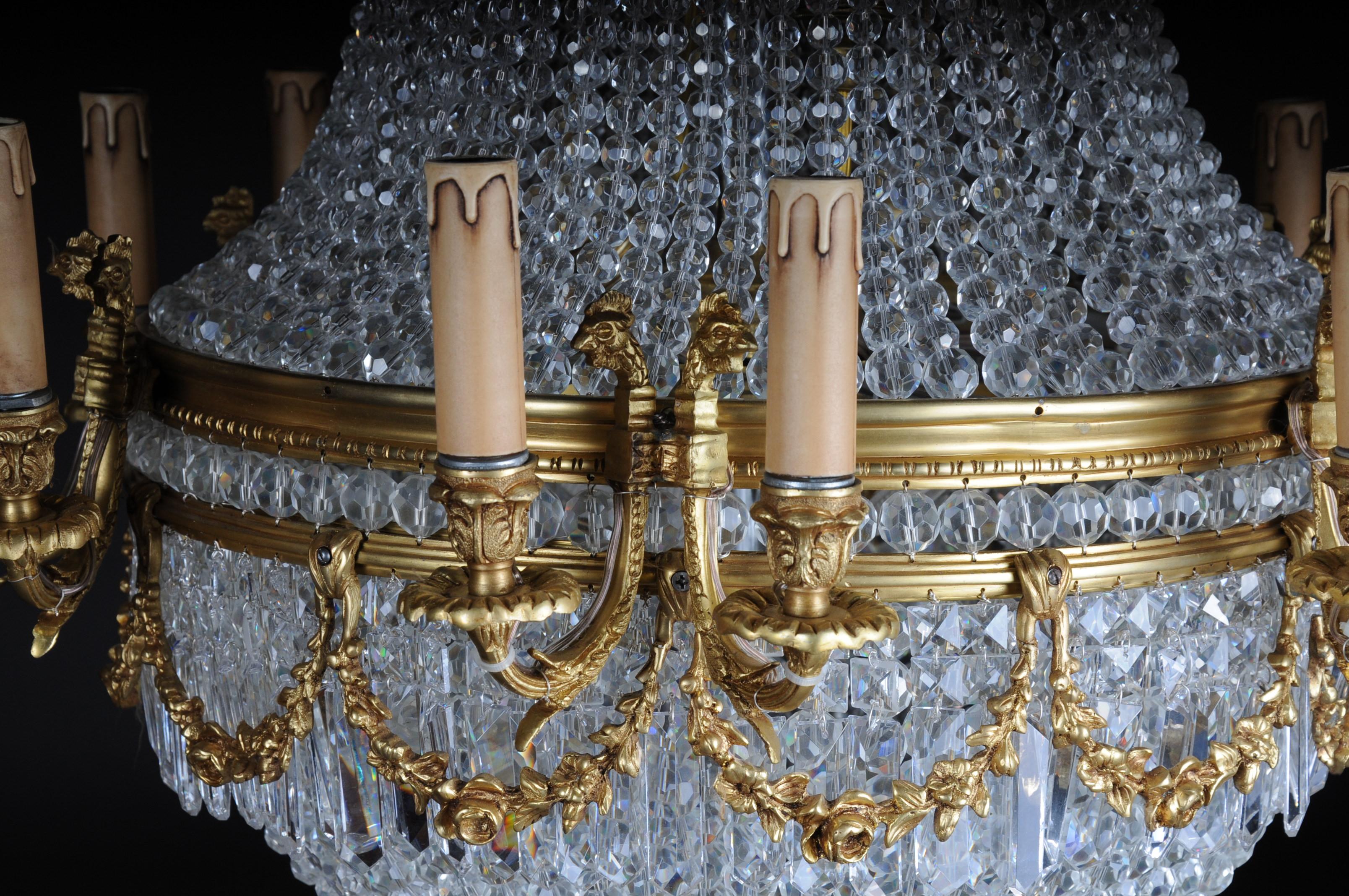 Magnifique lustre/lustre de style Louis XVI  en vente 2