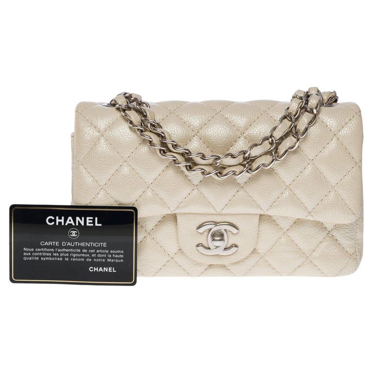 Chanel Leather And Pearls - 153 For Sale on 1stDibs