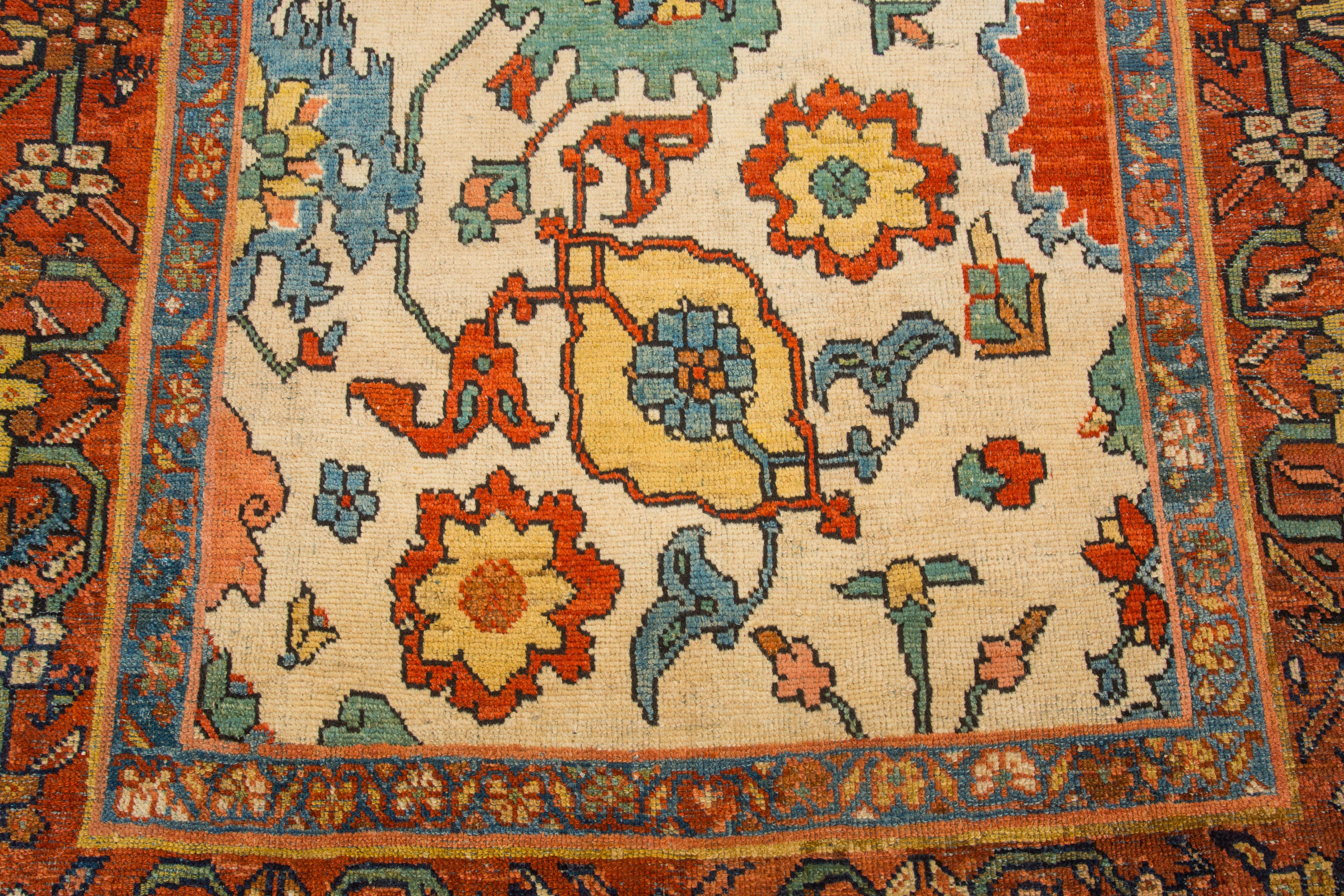 Woven Antique Sultanabad Investment Piece For Sale