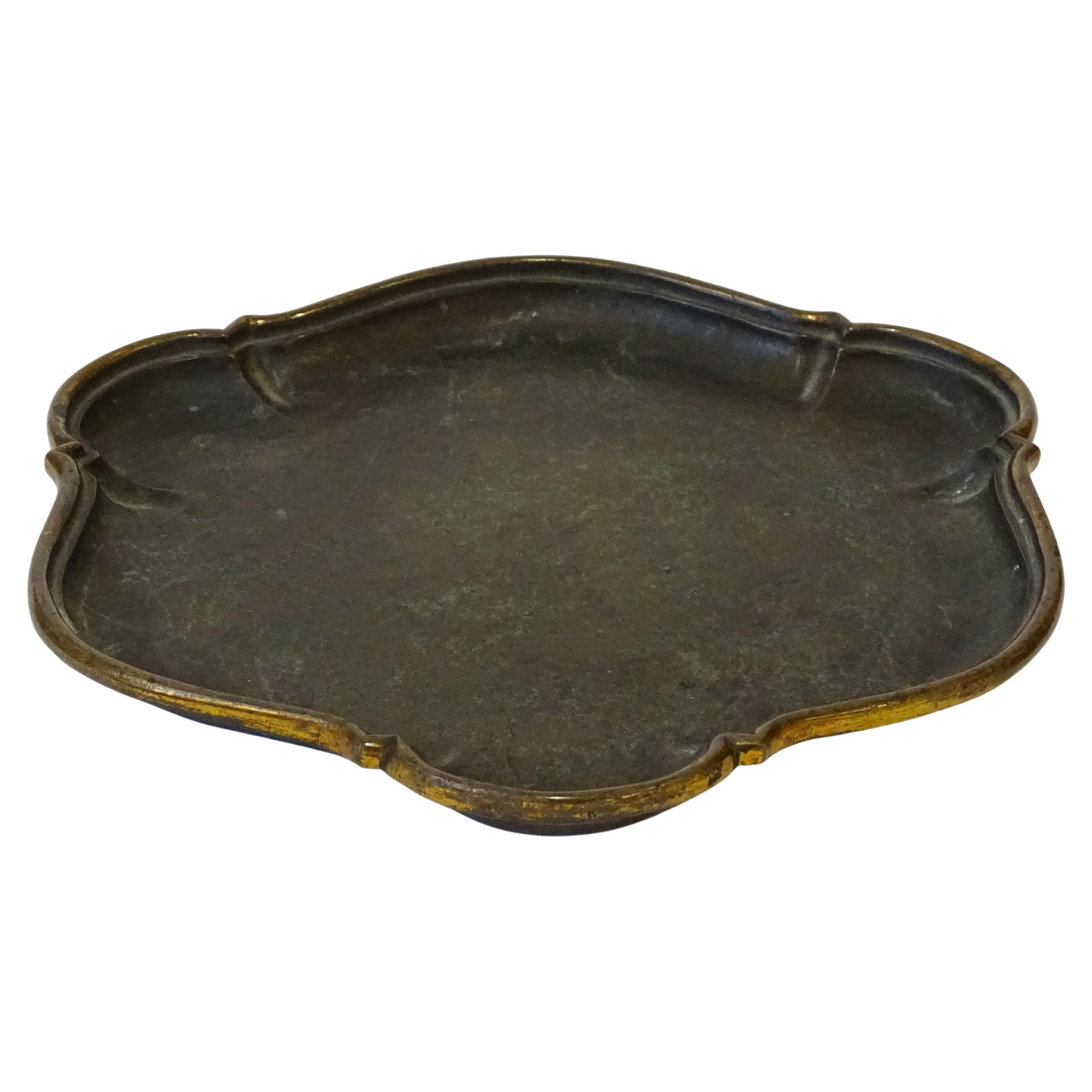 Splendid Classic Shaped Bronze Vide-Poche