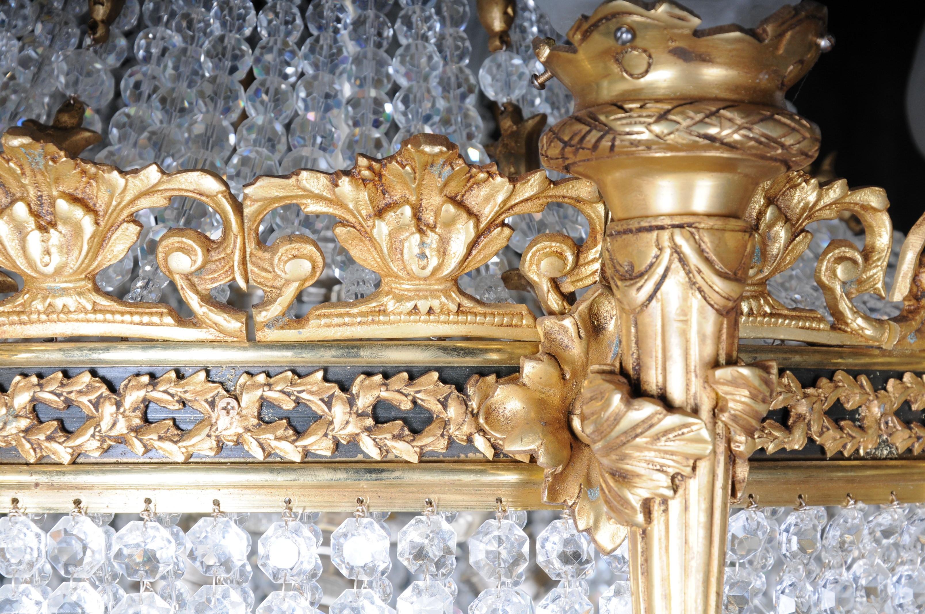 Splendid Classicist Ceiling Candelabra/Chandelier Empire Style For Sale 3