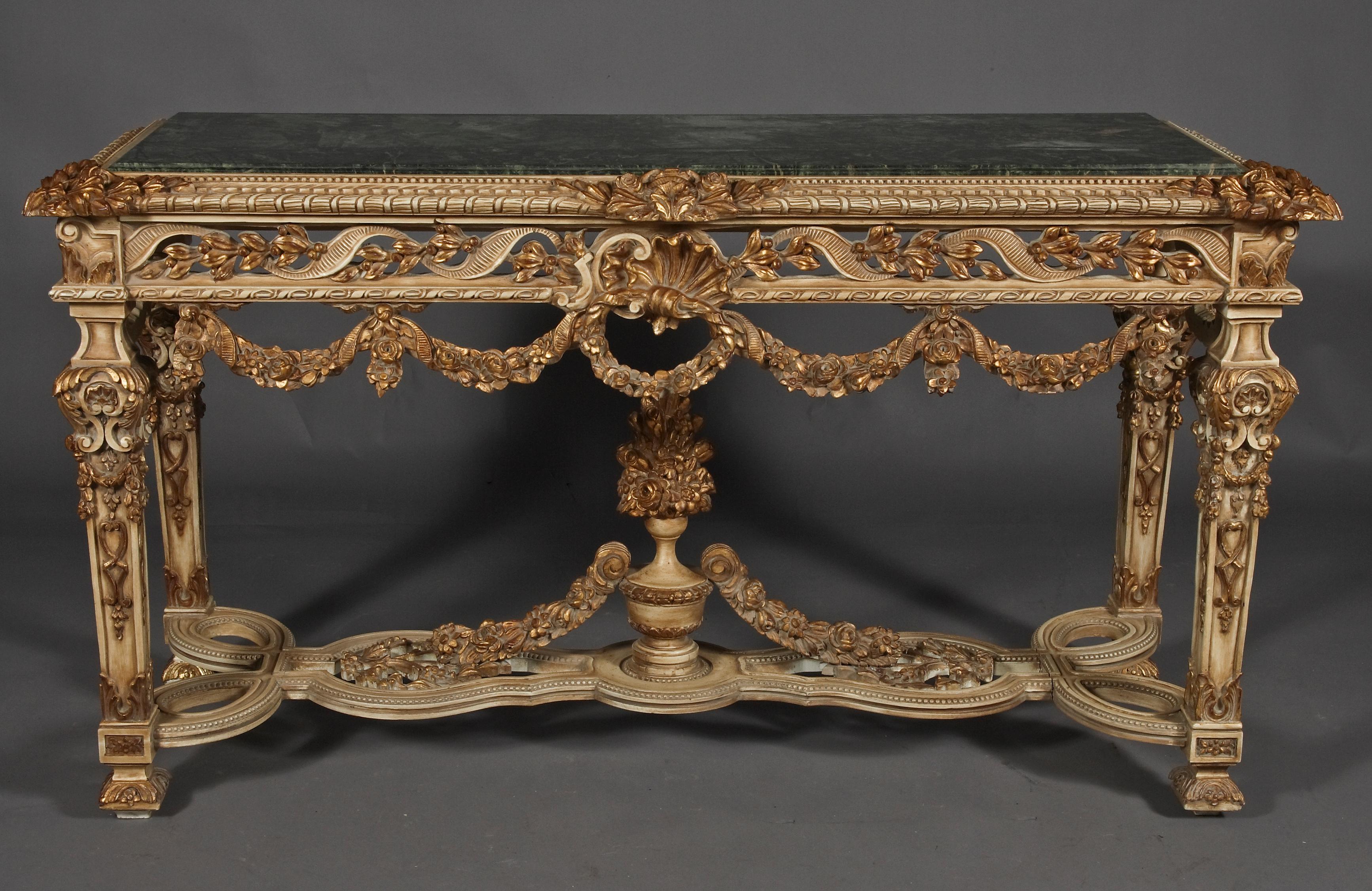 French Splendid Console Table in Louis XVI Style For Sale