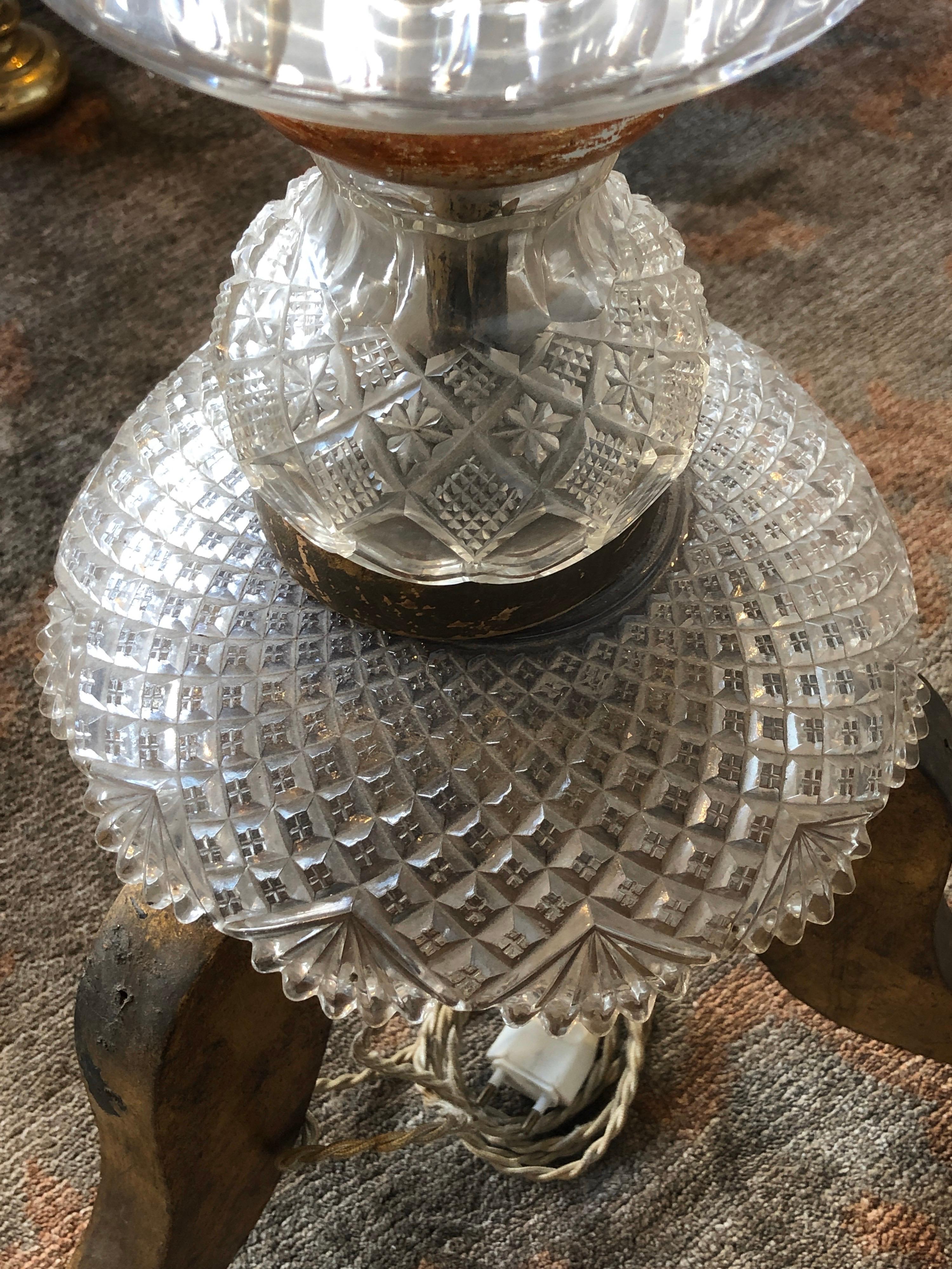 20th Century Splendid Floor Lamp Murano Etched Glass, 1950
