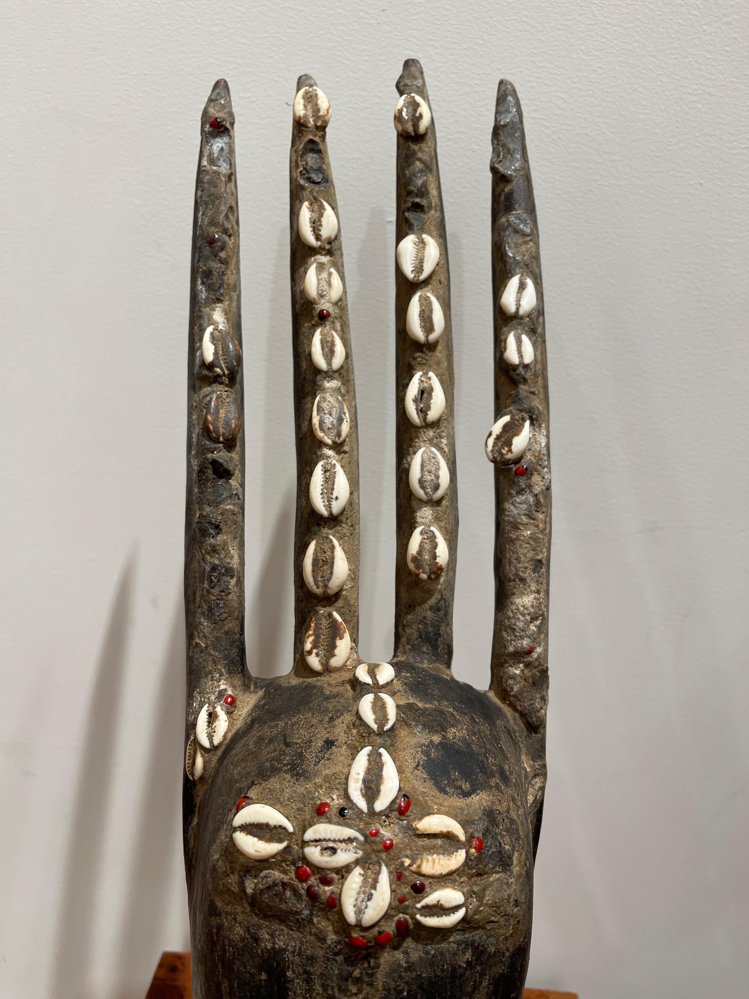Splendid four rams  Ntomo Mask, Bamana Population, Mali For Sale 2