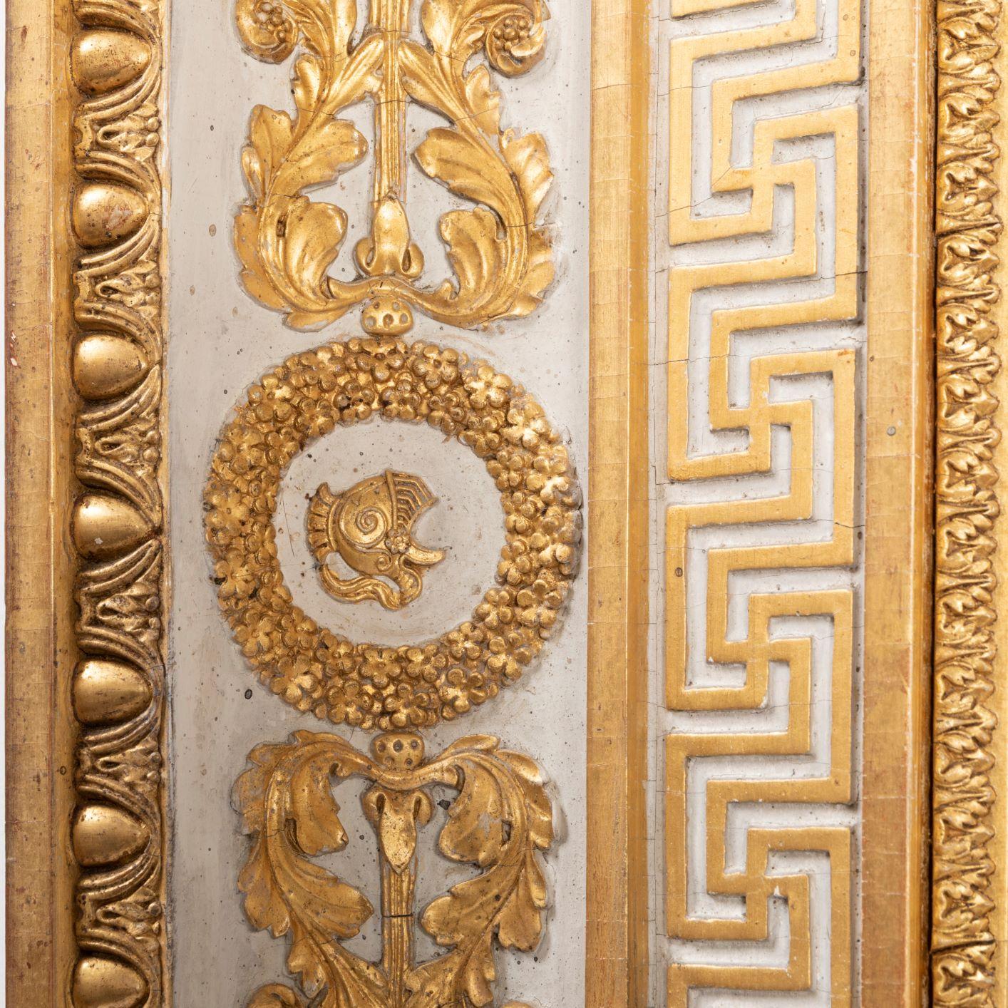 Splendid French Empire Carved Giltwood Frame or Mirror France Early 19th Century For Sale 4