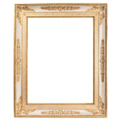 Splendid French Empire Carved Giltwood Frame or Mirror France Early 19th Century