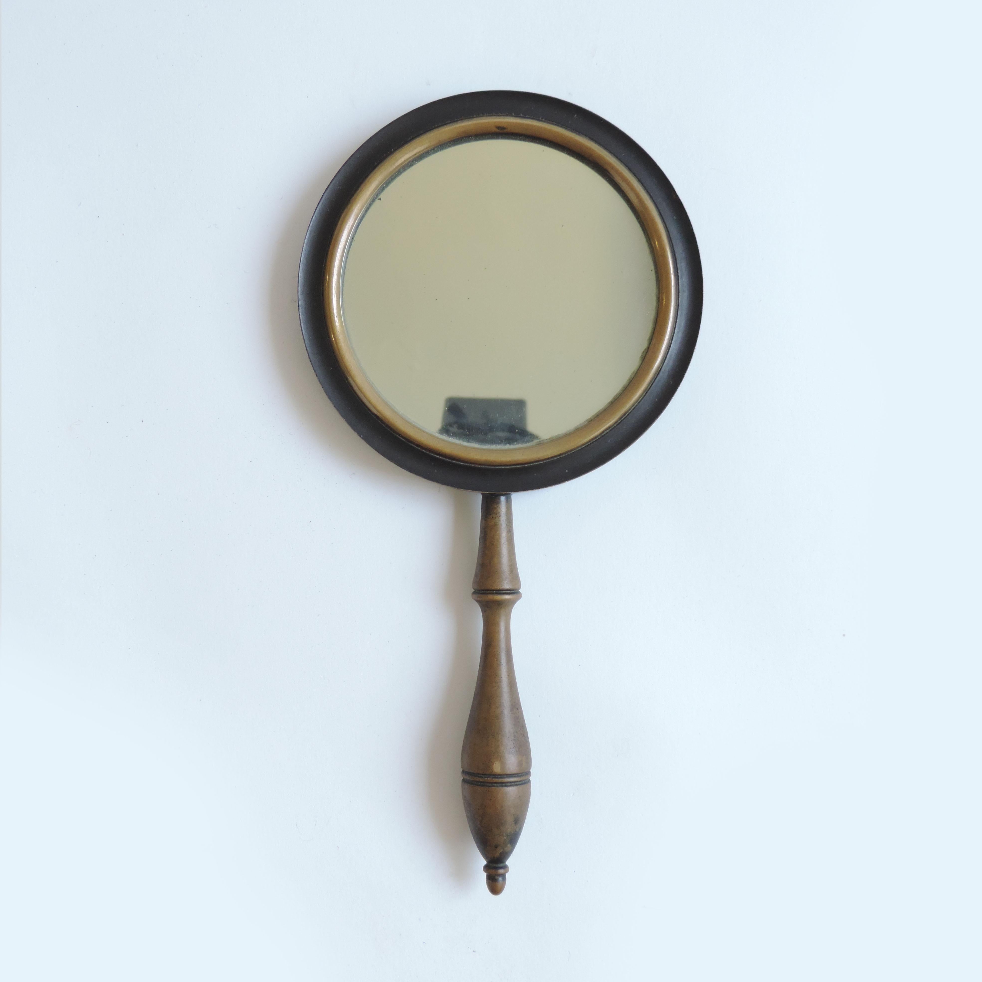 Splendid double sided hand mirror, European, 1900s.