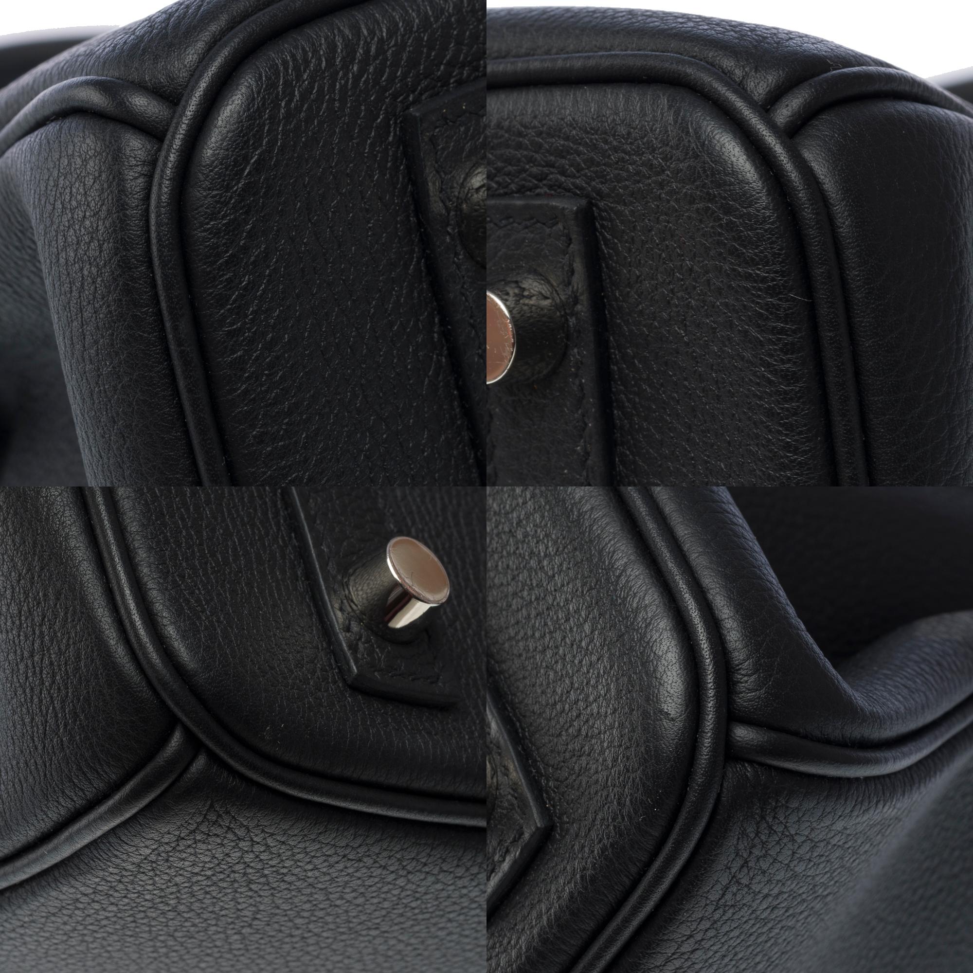 Splendid Hermes Birkin 30 handbag in Black Togo leather, SHW For Sale 7