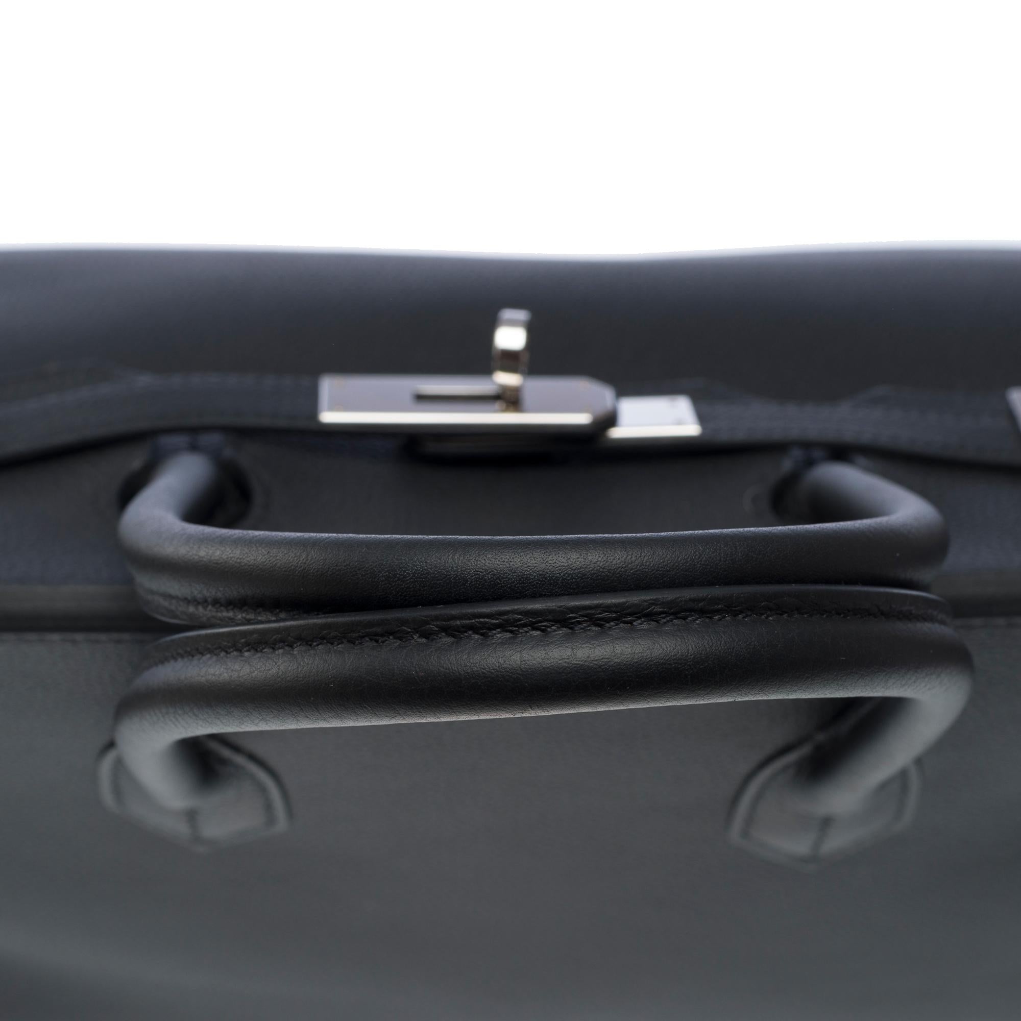 Splendid Hermes Birkin 30 handbag in Black Togo leather, SHW For Sale 5