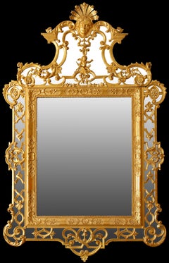 Splendid Giltwood Mirror, Italy, 2nd half of the 19th Century