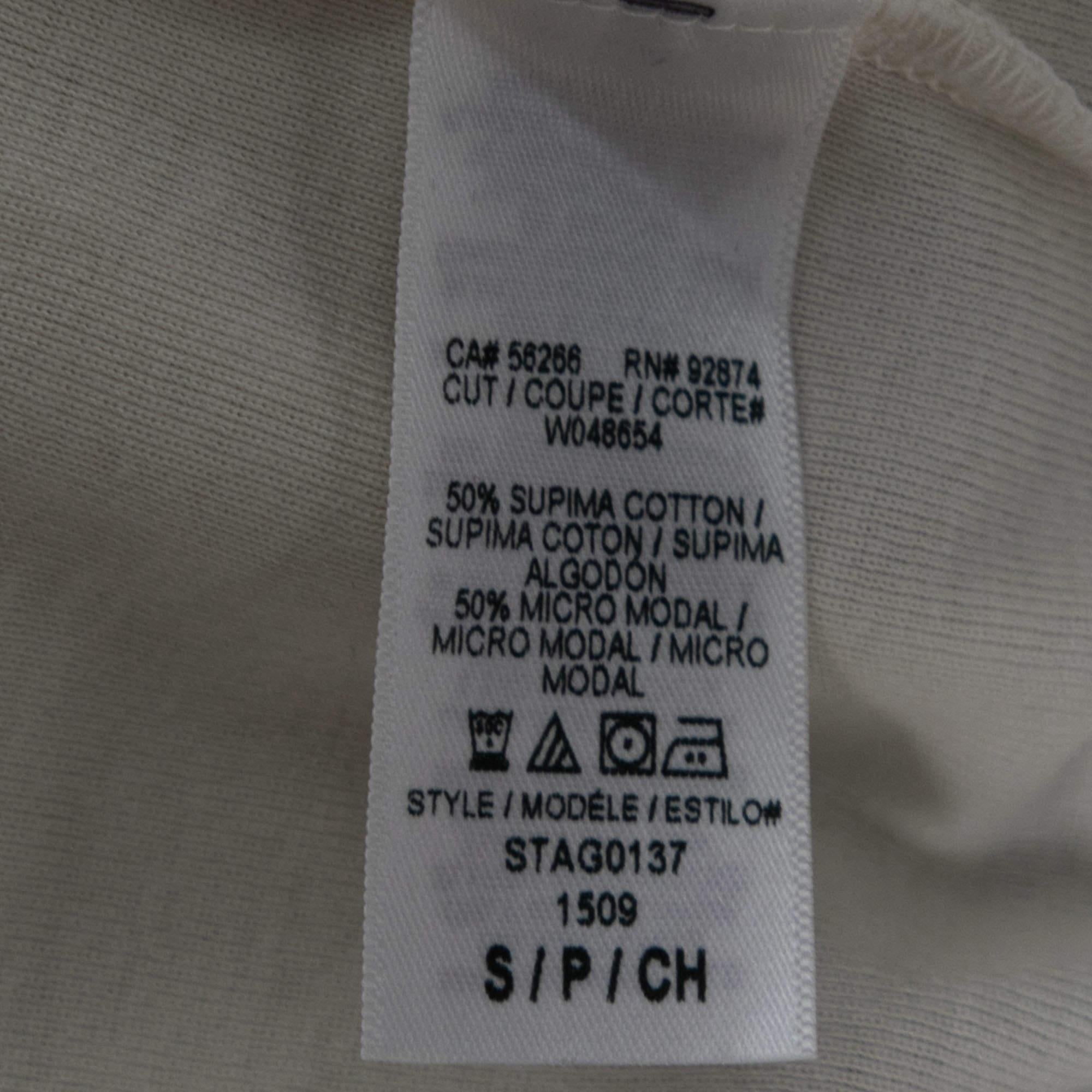 Splendid Off White Cotton Knit Turtle Neck Top S 1
