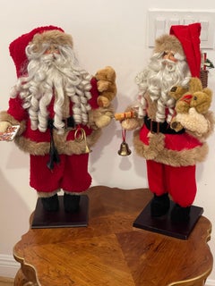 Splendid Pair 30” Santa Claus Holiday - Ship Same Day