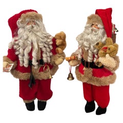 Splendid Pair 30” Santa Claus Holiday - Ship Same Day