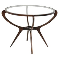 Splendid Side Table in Precious Wood by Giuseppe Scapinelli