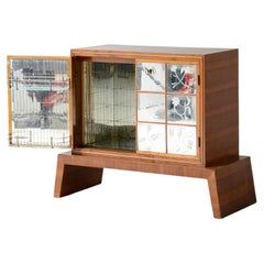 Magnifique petit meuble de bar sec des années 1940