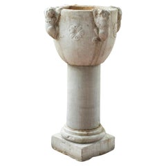 Splendid Stone Font from Istria, Veneto, 16th century
