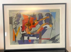 Splendid Work by Ugo Nespolo - Limited Edition Serigraph