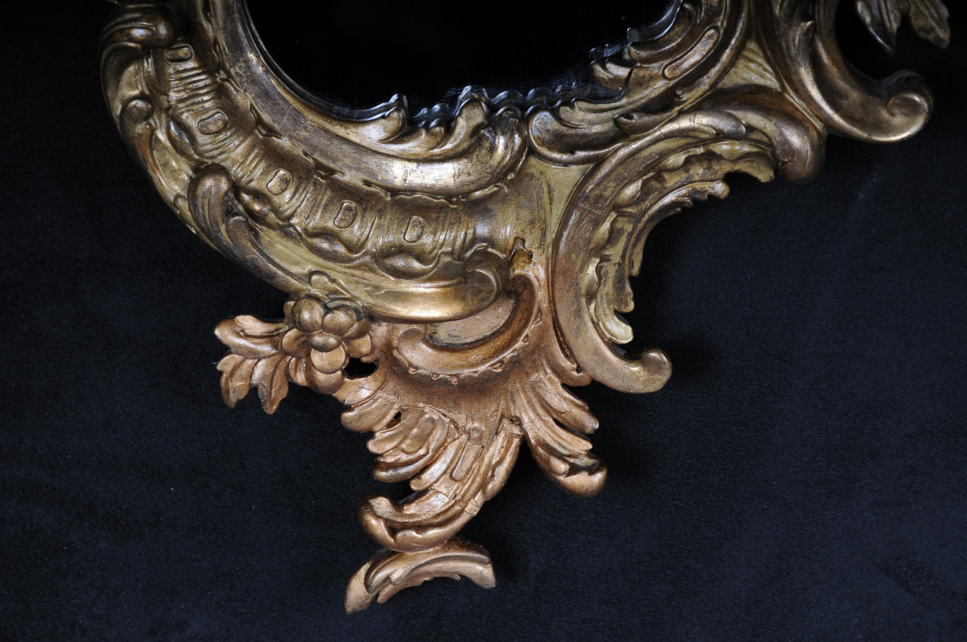 Rococo Revival Splendor Mirror Napoleon III, Paris, circa 1870 For Sale