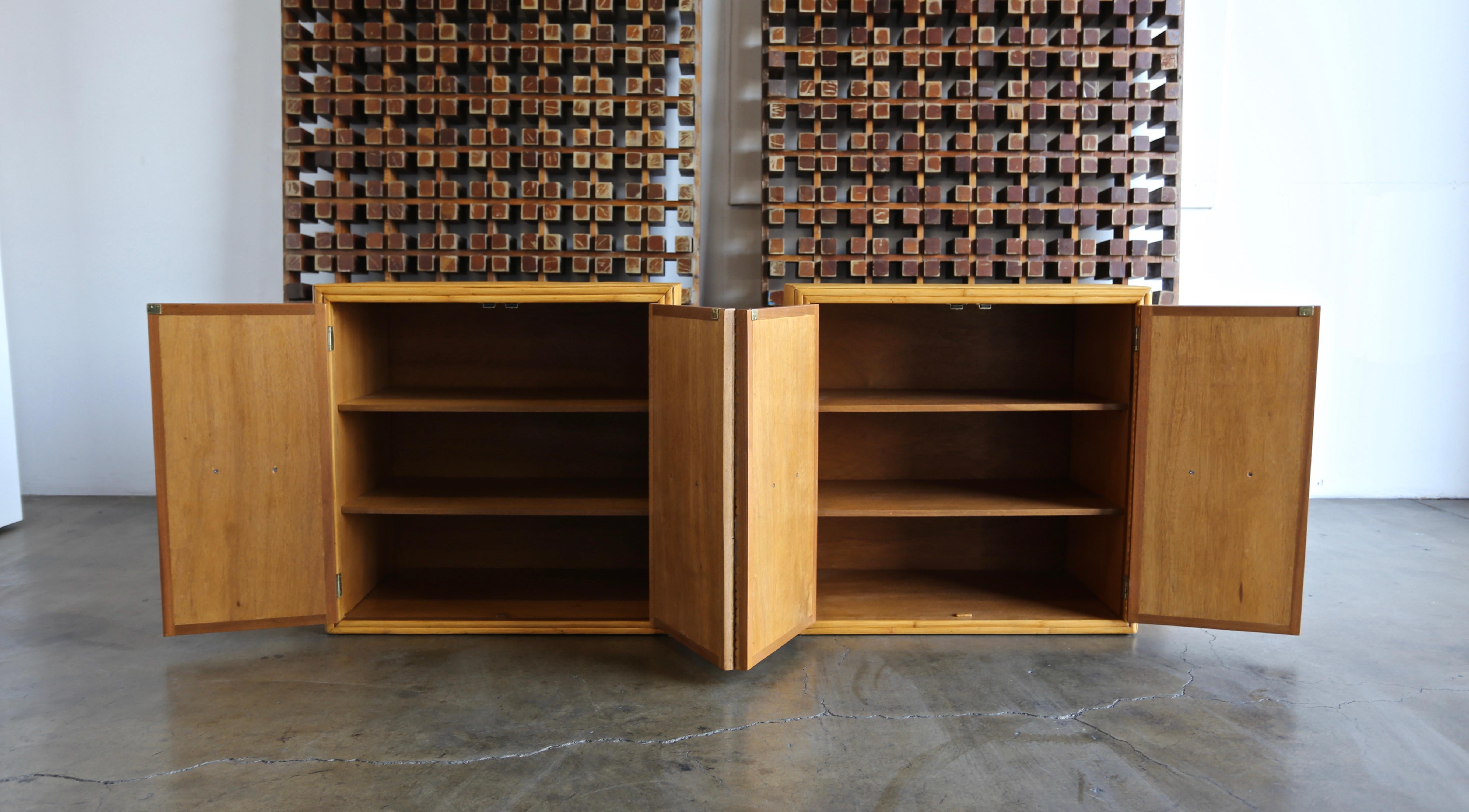 Split Bamboo Cabinets, circa 1970 4