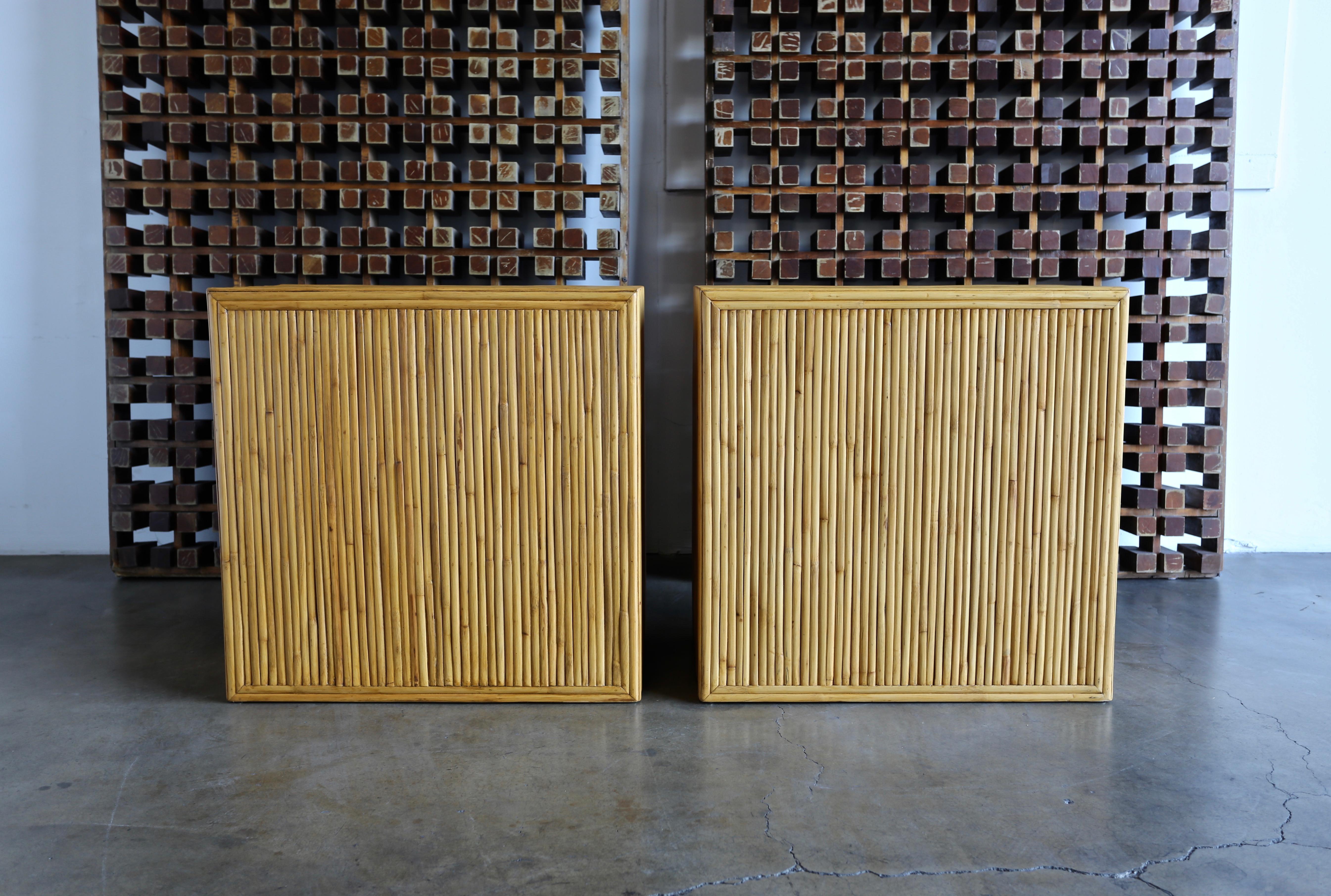 Split Bamboo Cabinets, circa 1970 3