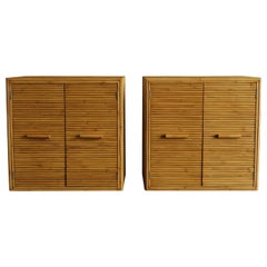 Split Bamboo Cabinets, circa 1970