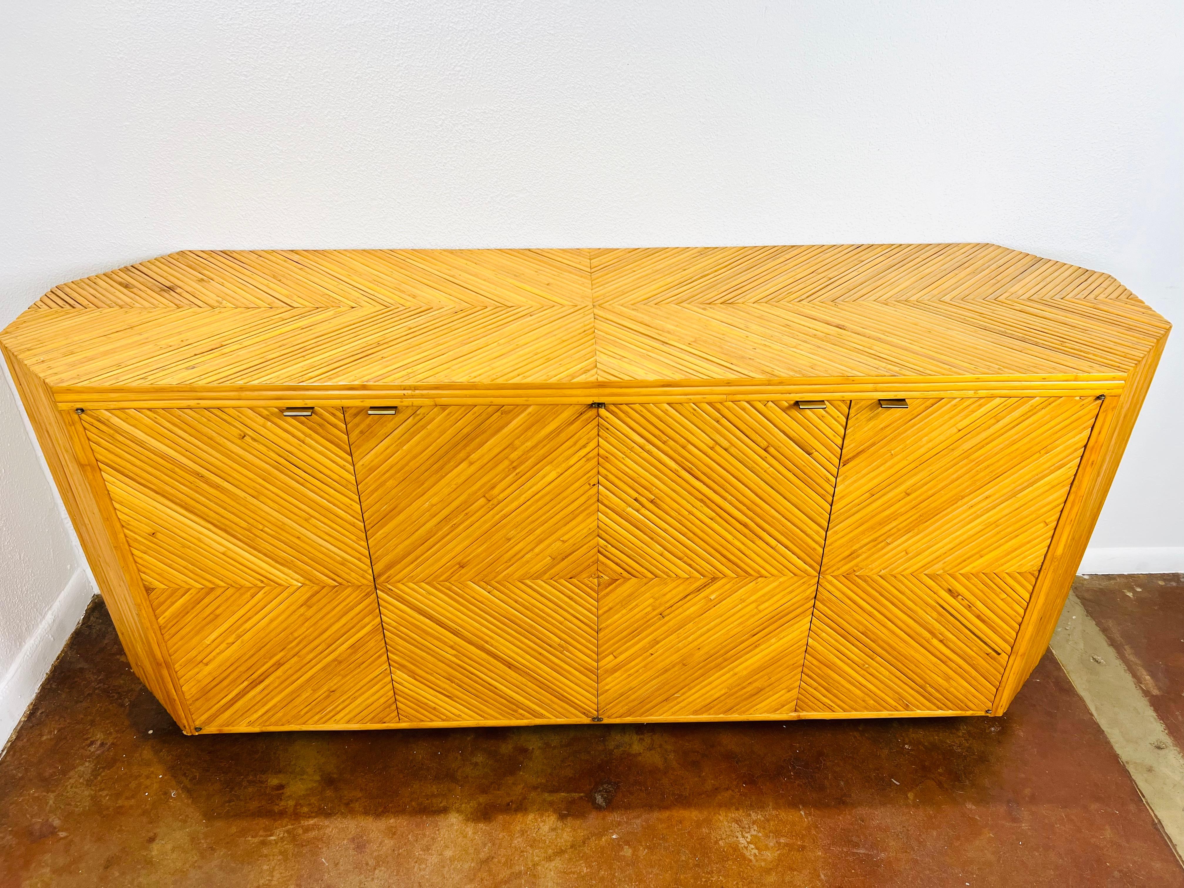 Split Bamboo Sideboard / Credenza 7