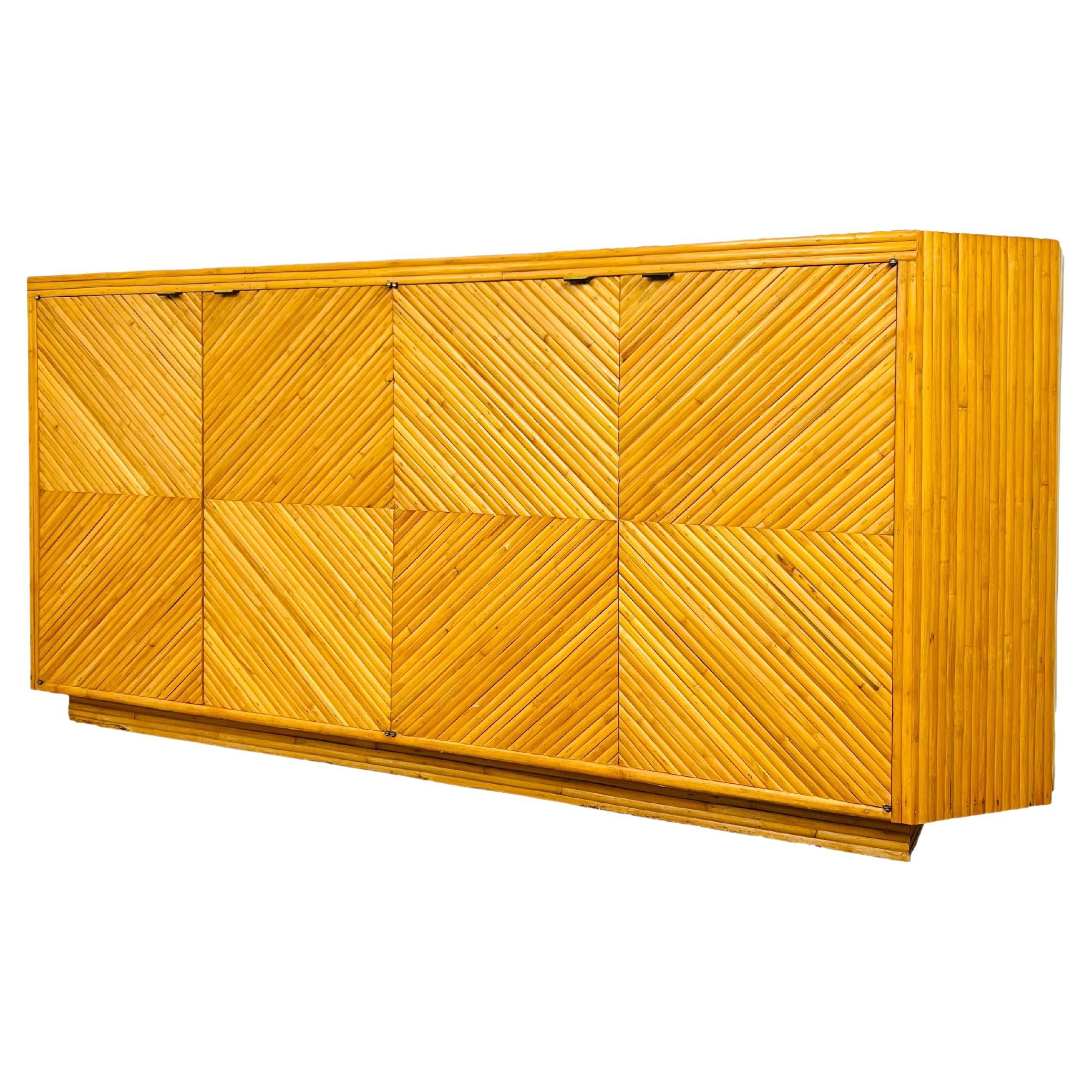 Split Bamboo Sideboard / Credenza