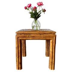 Used Split Bamboo Table
