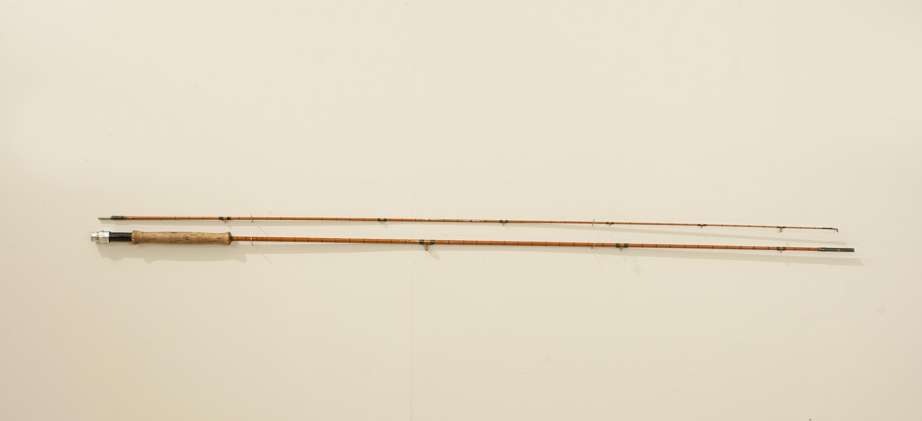 British Split Cane, Hardy Fly Fishing Rod, Featherweight Perfection. For Sale