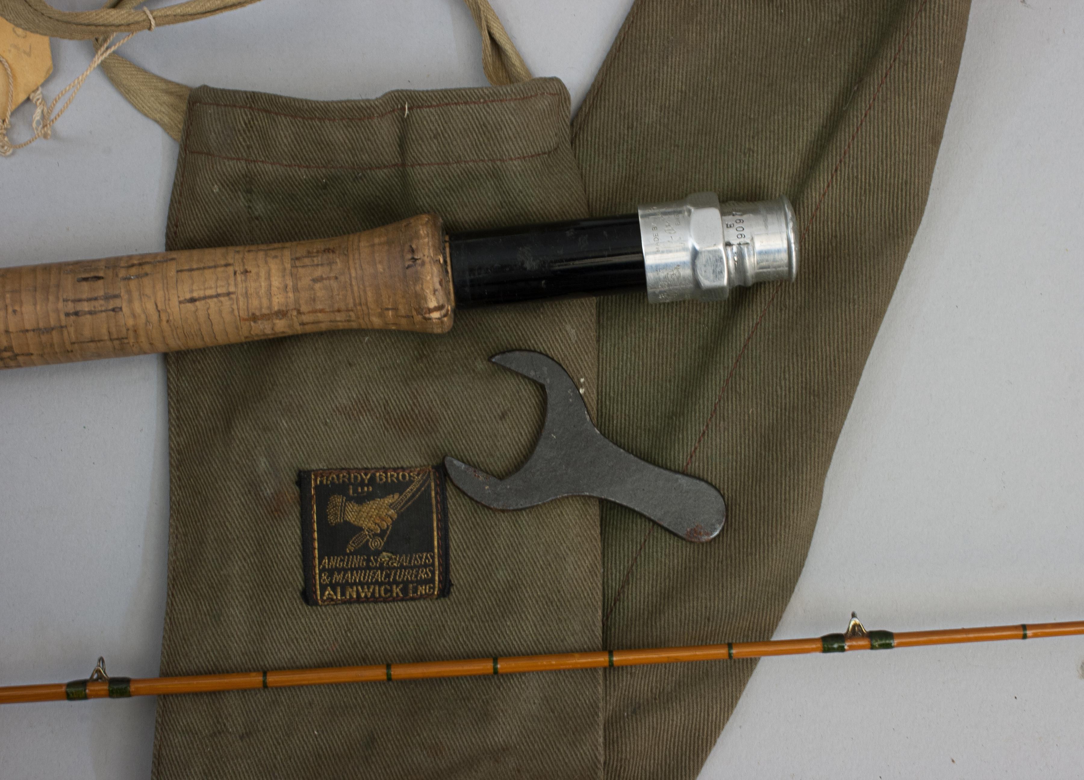 20th Century Split Cane, Hardy Fly Fishing Rod, Featherweight Perfection. For Sale