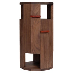 Split Column Side Table & Stools