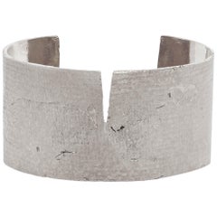 Split Cuff Bracelet in Silver by Allison Bryan