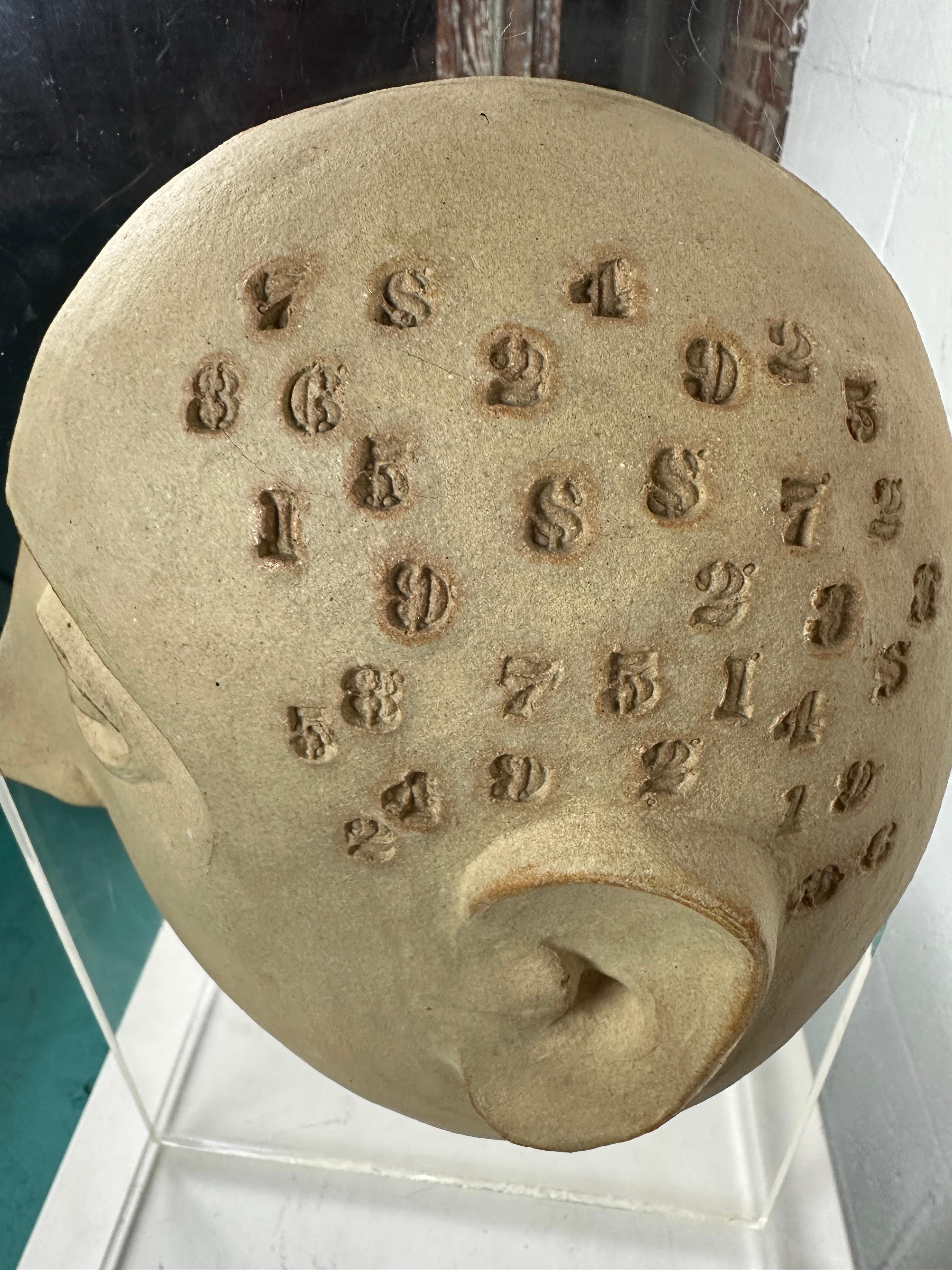 American Split-Head with Numbers by David Gil for Bennington Potters