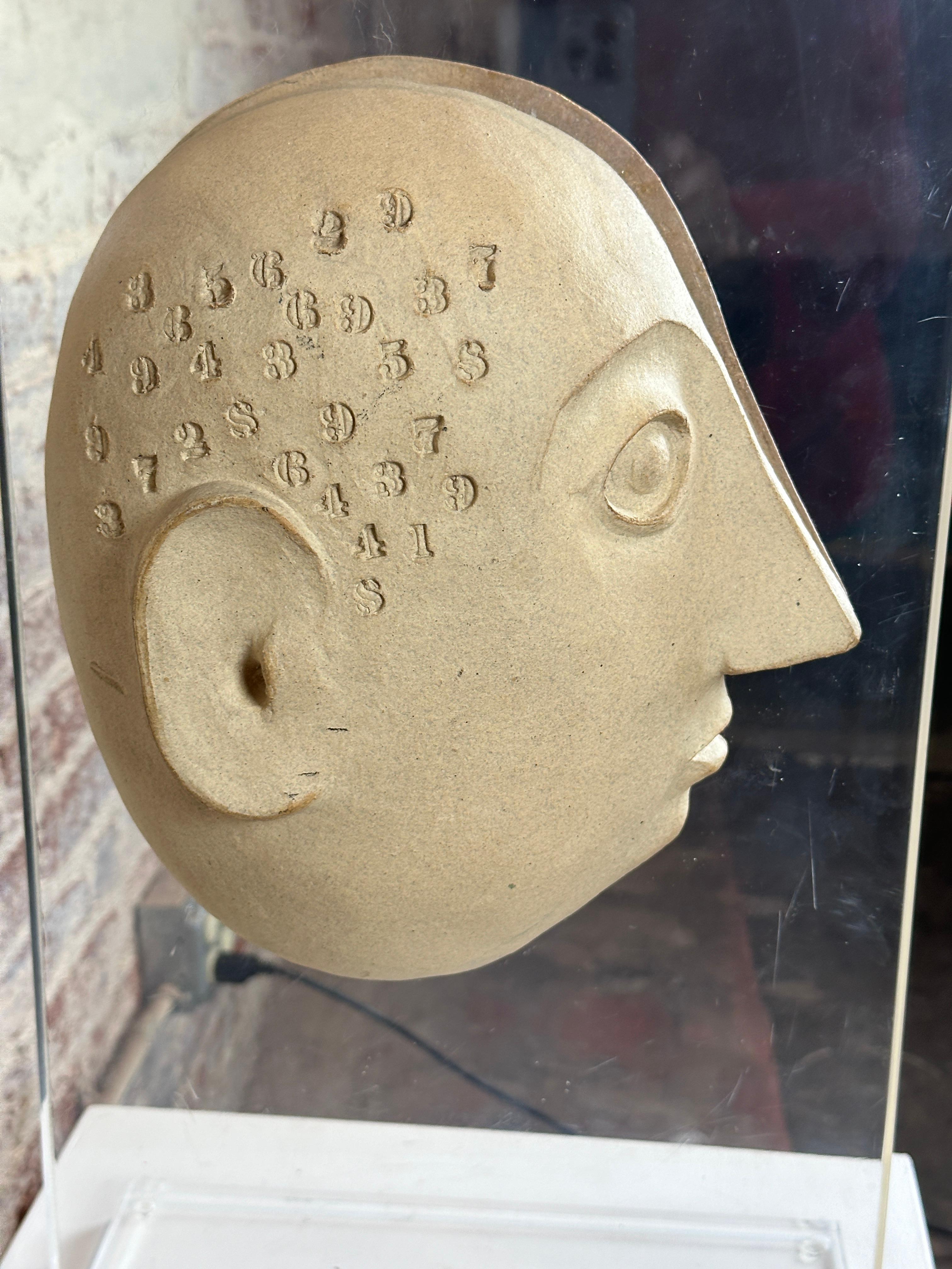 Split-Head with Numbers by David Gil for Bennington Potters 2