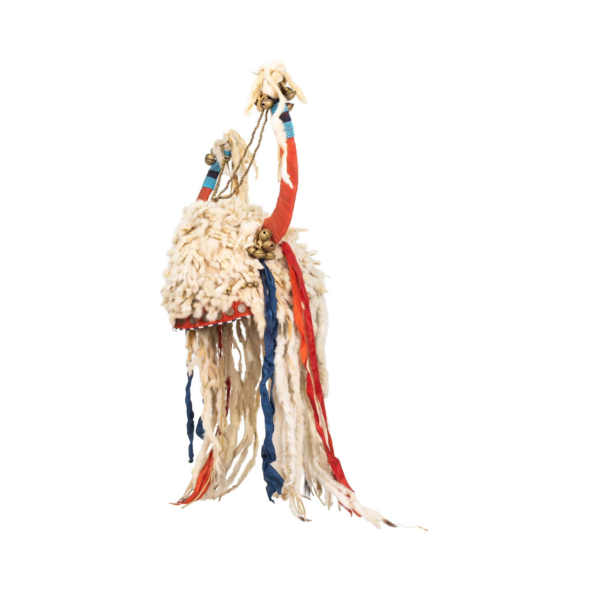 American Split Horn Headdress For Sale