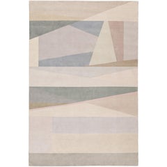 Split Light Hand-Knotted 10x8 Rug in Wool by Paul Smith